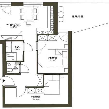 Apartmán Franz Johann Aparts - 150m To Slopes